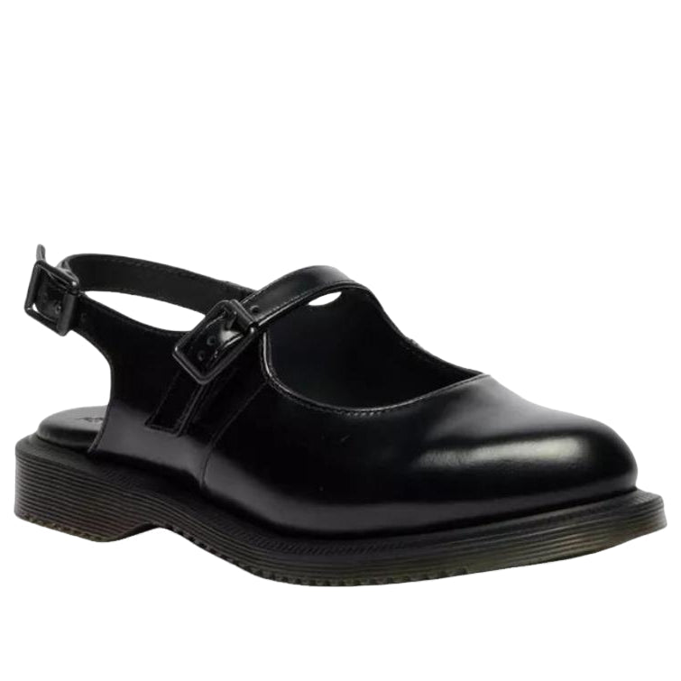 (WMNS) Dr. Martens Madaline Mary Jane Smooth Leather Sling Back 'Black' 42132001