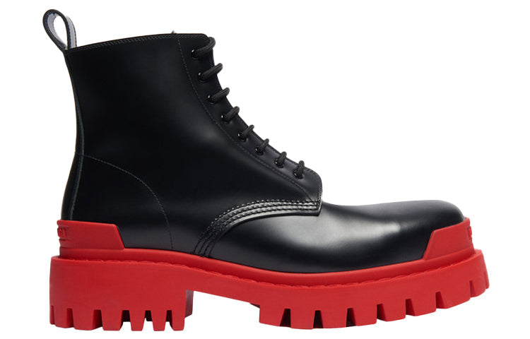 Balenciaga Strike Martin Boots Black/Red 589338WA9671066