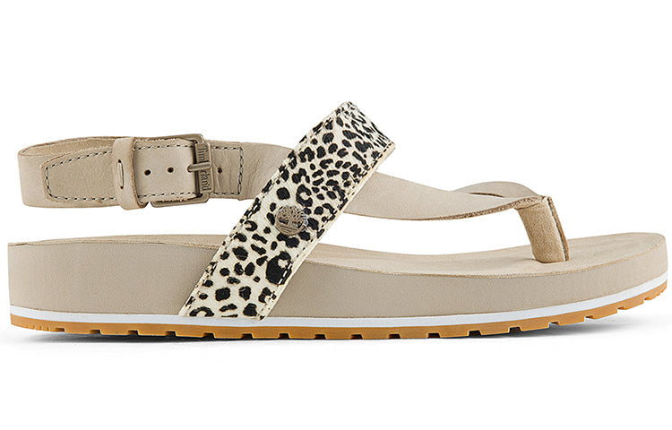 (WMNS) Timberland Malibu Waves Thong Sandal 'Leopard Nubuck' A23C7W