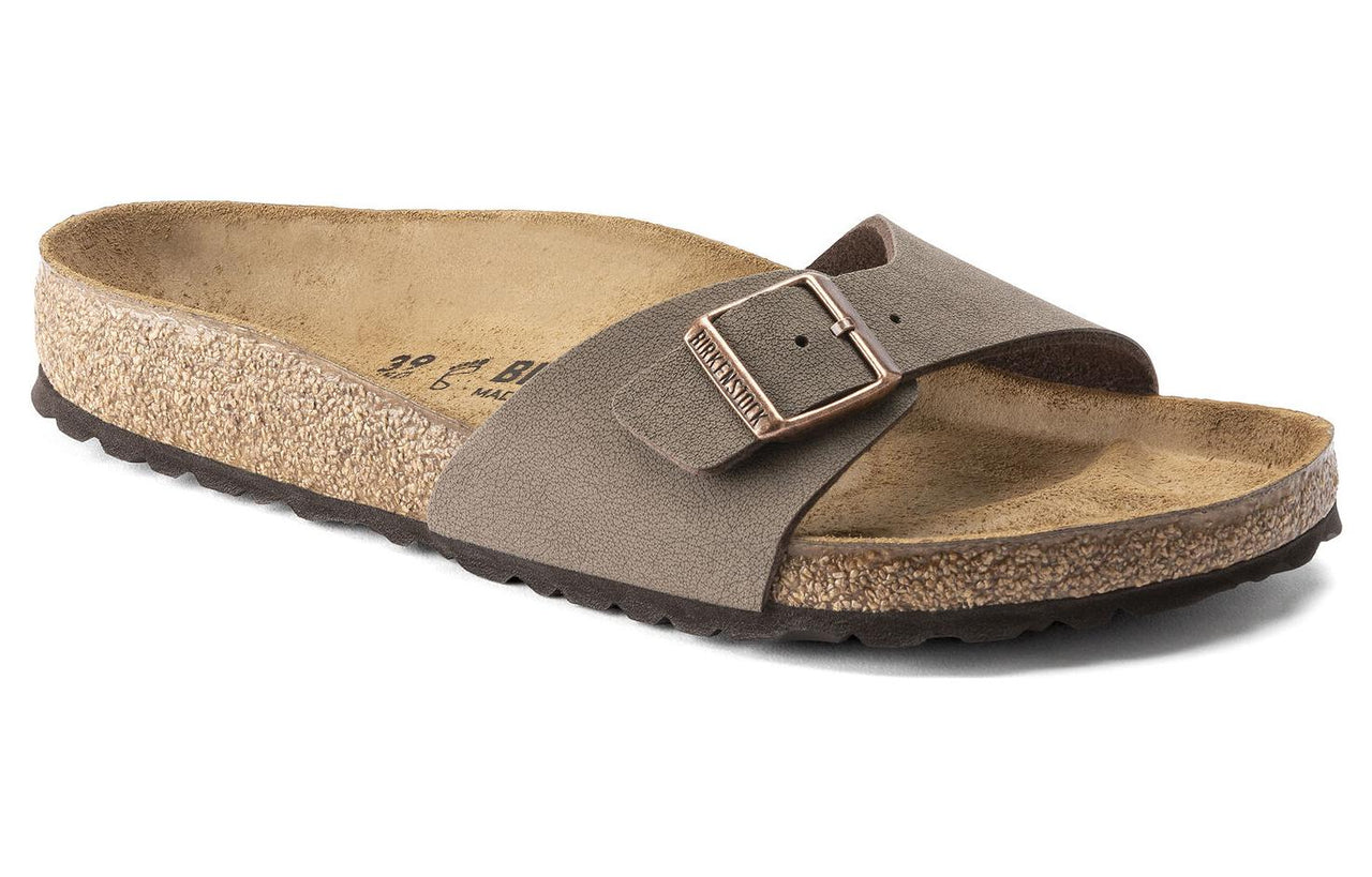 Birkenstock Madrid Birko-Flor Birkibuc Narrow Fit 'Mocca' 0040093