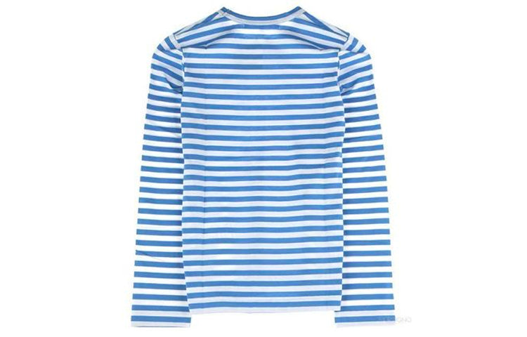 (WMNS) COMME des GARCONS PLAY Striped Long Sleeves Tee 'Blue' AZ-T217-051-1
