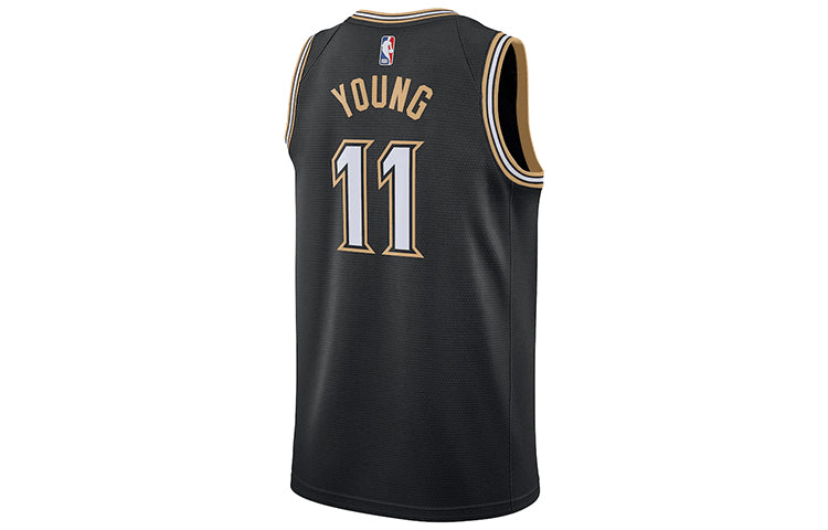 Nike NBA Retro Basketball Jersey/Vest SW Fan Edition 20-21 Season Atlanta Hawks Trae Young 11 Black CN1711-014