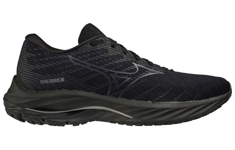 (WMNS) Mizuno Wave Rider 26 'Black Dark Grey' J1GD220323