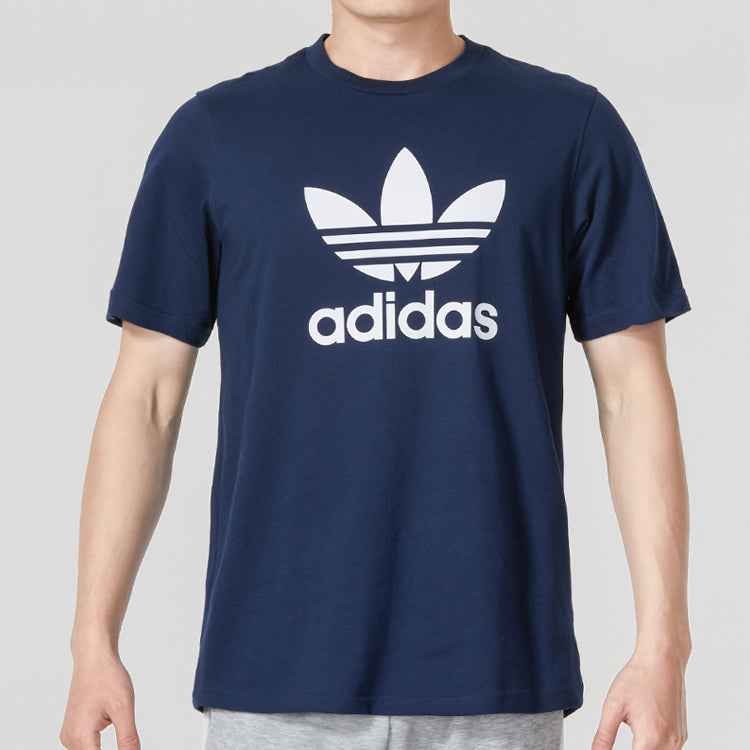 adidas Adicolor Classics Trefoil T-Shirt Asia Sizing 'Night Indigo' IA4814