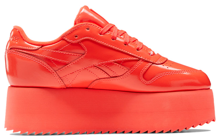 (WMNS) Reebok Gigi Hadid x Classic Leather Triple Platform 'Neon Red' DV5389