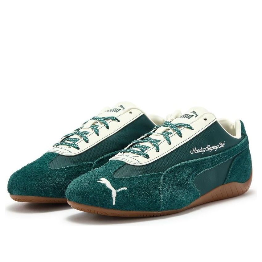 PUMA x Monday Sleeping Club Speedcat 'Green Terrain Warm White' 408845-01