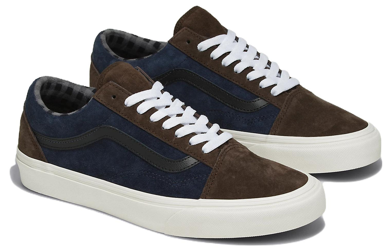 Vans Old Skool Pig Suede Shoe 'Blue Brown' VN0007NTBF1