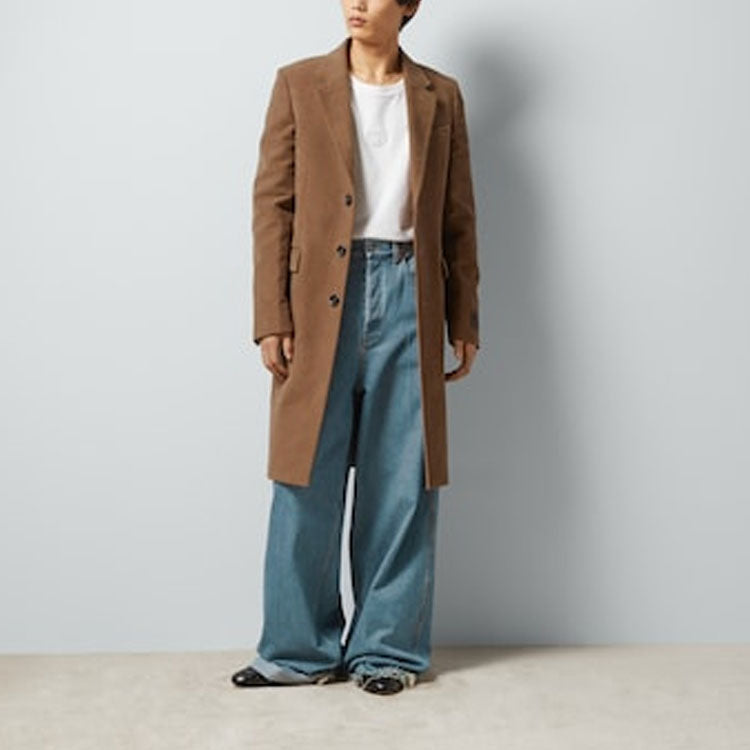 Gucci Smooth Coat With Gucci Web Label 'Light Brown' 774538-Z370C-2384