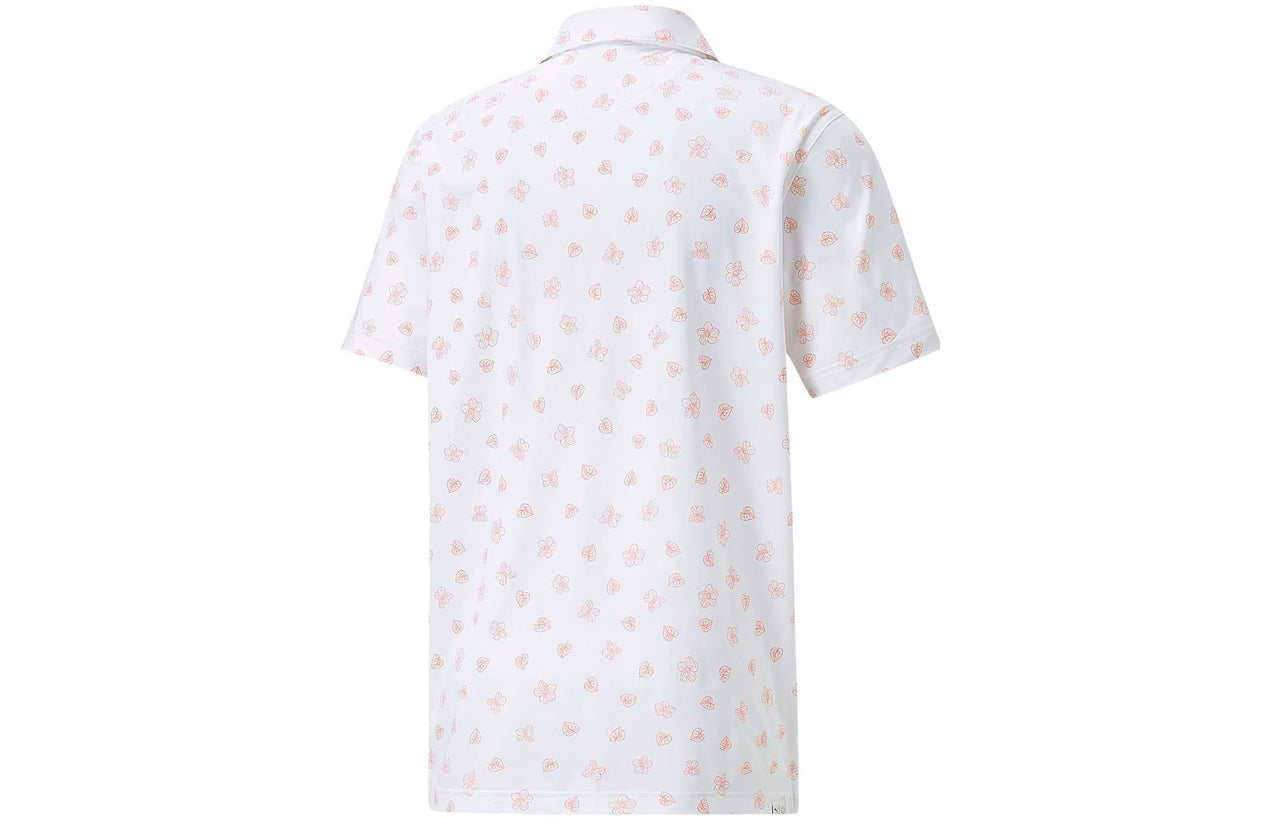 PUMA MATTR Spring Golf Polo Shirt 'White' 532981-01