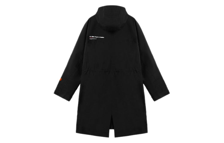 New Balance Long Down Windbreaker Jacket 'Black' NAA34033-BK