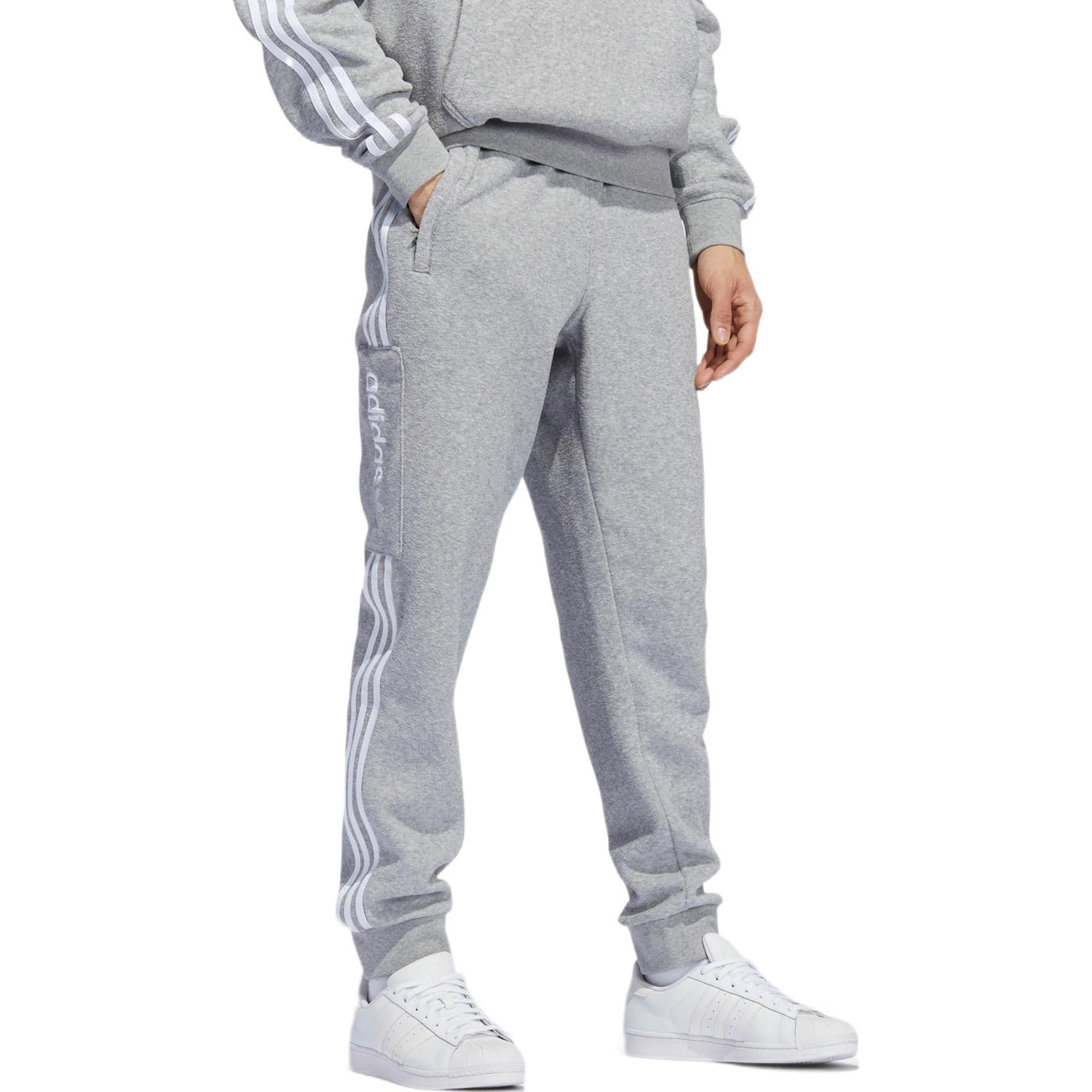 adidas SPRT Comfort 3-Stripes Pants 'Medium Grey Heather' H31239