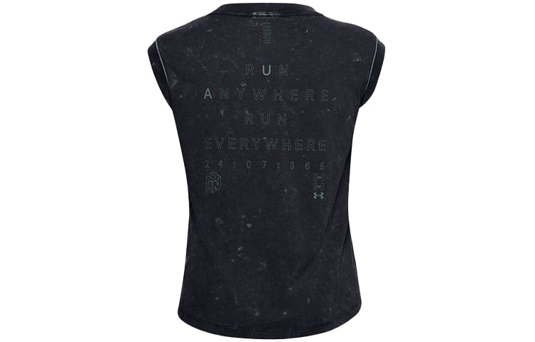 (WMNS) Under Armour Run Anywhere Sleeveless Black 1356220-001