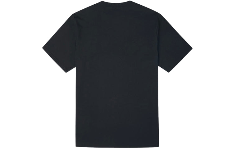 Men's Converse Skeleton Cartoon Printing Knit Round Neck Short Sleeve Black 10022195-A02
