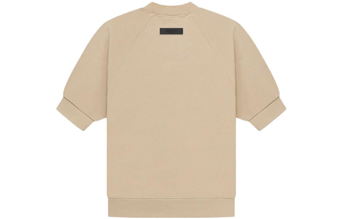 Fear of God Essentials SS23 Ss Waffle Sweatshirt 'Sand' FOG-SS23-052