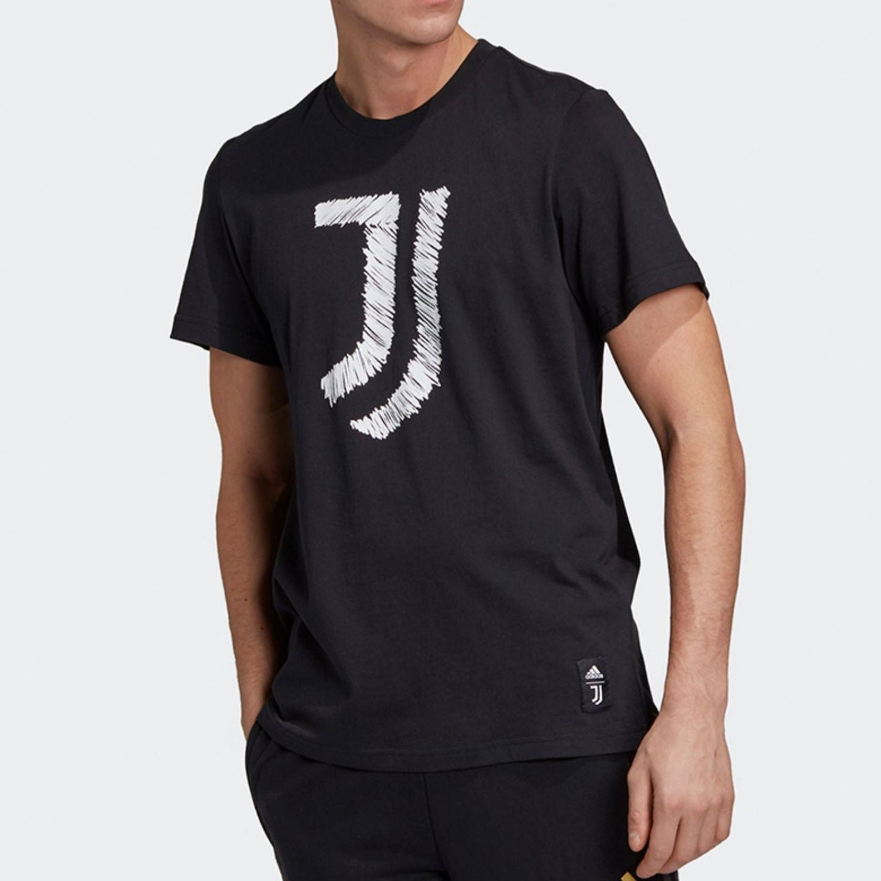 adidas Juventus DNA Graphic Tee 'Core Black White' FR4223