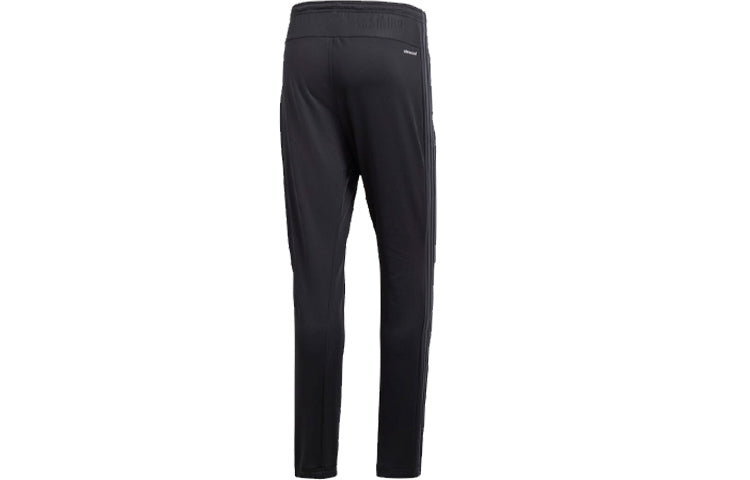 adidas Green Side Stripe Training Sports Pants Black AJ5563