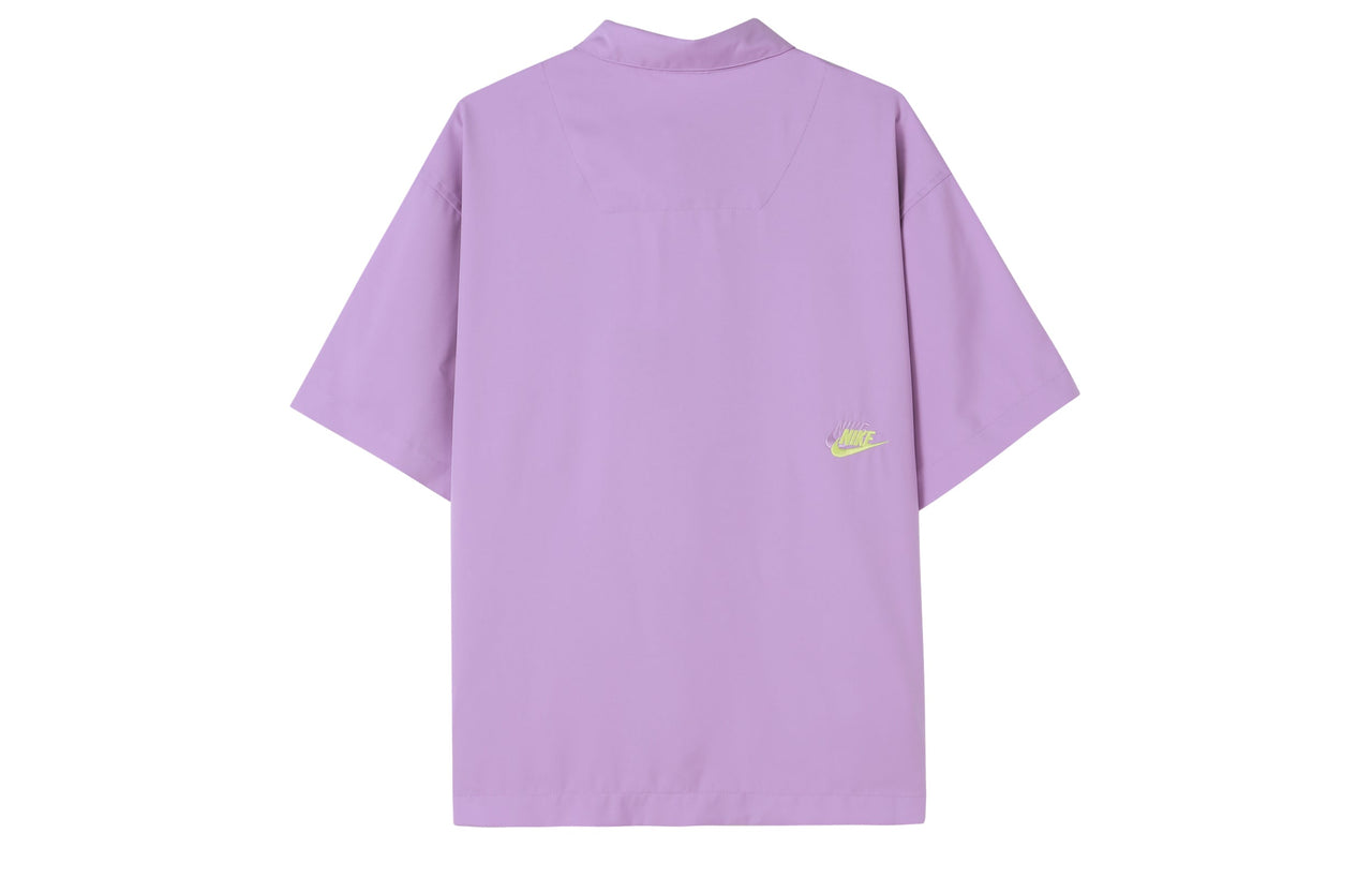 قميص Nike Limited Athleisure رياضي كاجوال بأكمام قصيرة وتهوية باللون الأرجواني DM7925-589
