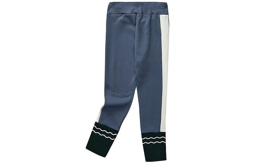 (GS) Skechers Mid-Waist Straight Tight Fleece Lined Leggings 'Grey Black White' L423G120-02GB