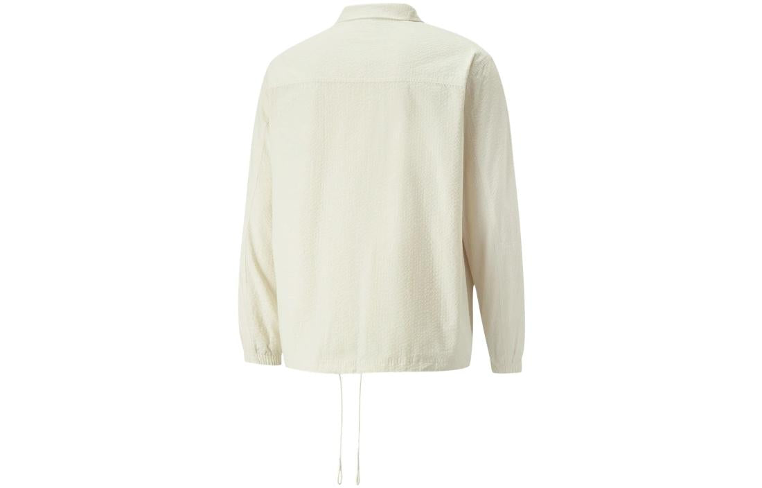 PUMA Mmq Seersucker Shirt Jacket 'White' 533467-65