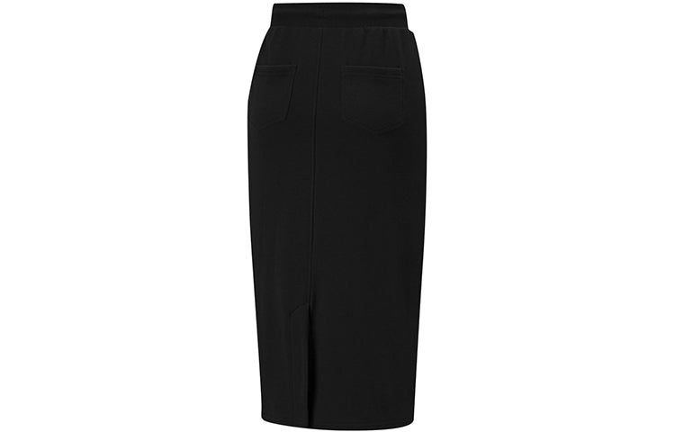 (WMNS) PUMA Classics Drawstring Midi Dress Black 533137-01