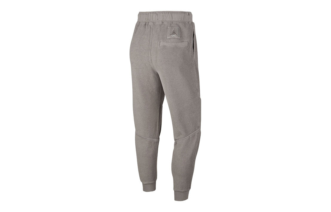 Air Jordan Flying Embroidered Sports Pants/Trousers/Joggers Men's Grey CZ1210-003