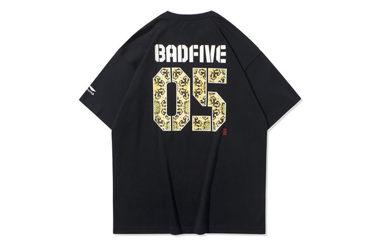 Li-Ning BADFIVE Loose Short Sleeve Black AHSQ085-1