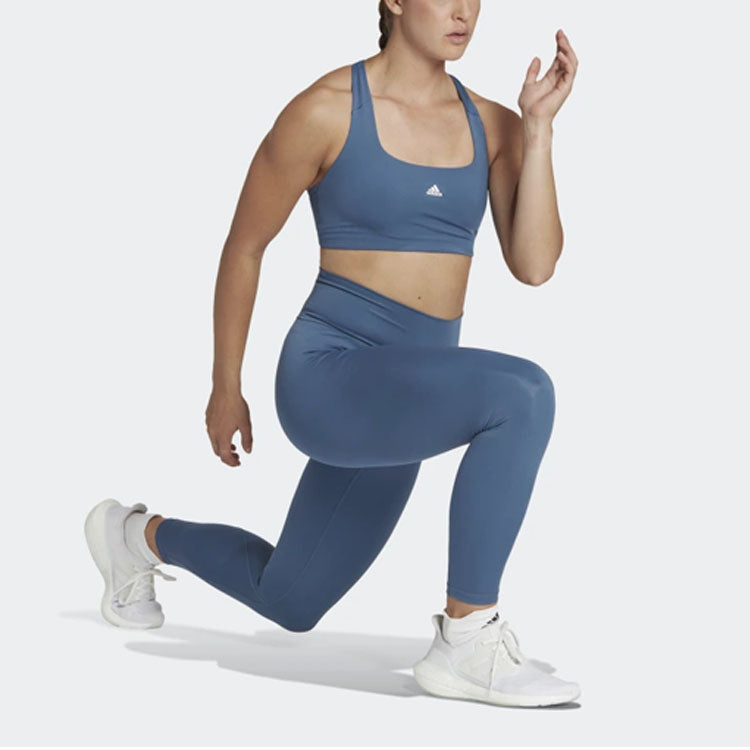 (WMNS) adidas Optime Training 7/8 Leggings 'Blue' HM1177