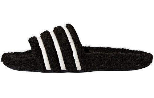 (WMNS) adidas Adilette Slide 'Black Teddy Fleece' CQ2234