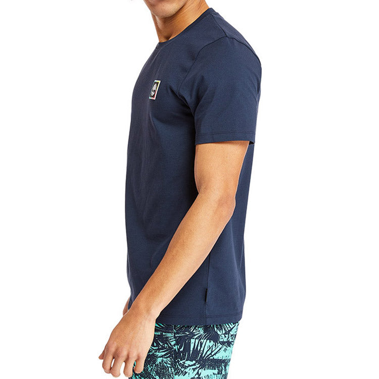 Men's Timberland Casual Short Sleeve Round Neck Blue A1Z18433