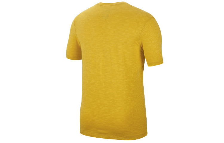Nike Los Angeles Lakers NBA Dri-FIT Short Sleeve Yellow AQ6587-728