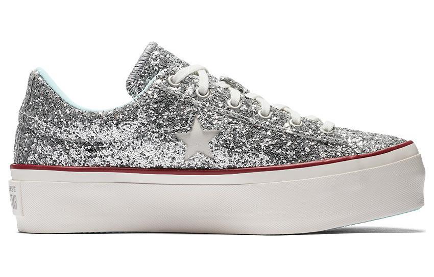 (WMNS) Converse Chiara Ferragni x One Star Platform Ox 'Glitter' 562027C
