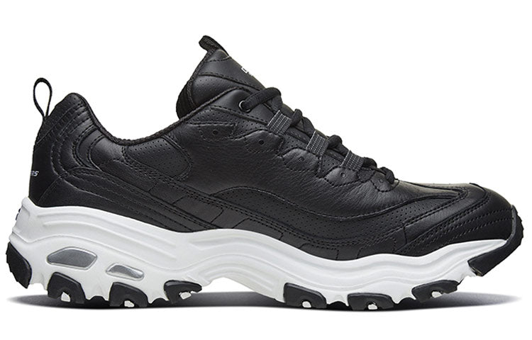 Skechers D Lites 1.0 Low-Top Daddy Shoes Black 51888-BKW