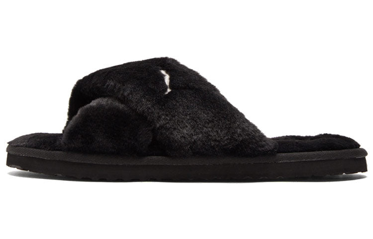 (WMNS) PUMA Fluff X Strap Slide 'Black' 384936-01
