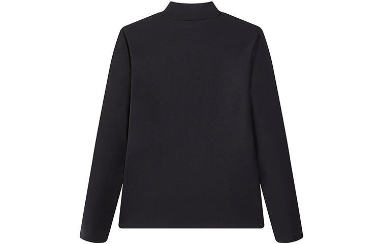 (WMNS) FILA Slim Fit Sports Long Sleeves Top 'Black' F11W048204F-NV