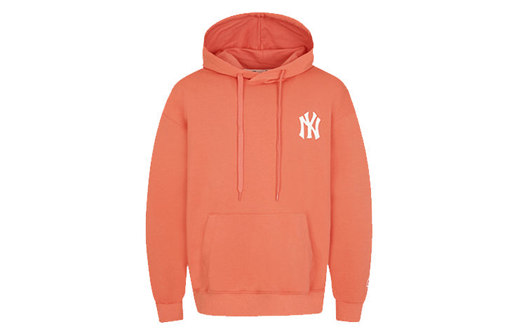 MLB hooded Loose Printing Athleisure Casual Sports Long Sleeves Unisex Orange 31HD21011-50O