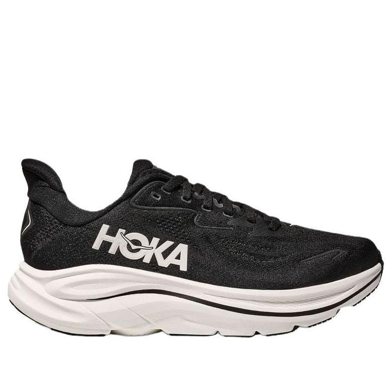 HOKA ONE ONE Clifton 10 Wide 'Black White' 1162032-BWHT