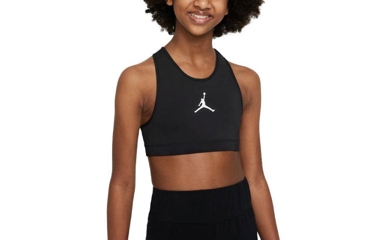 (GS) Air Jordan Jumpman Solid Sports Top 'Black' 45B628-023