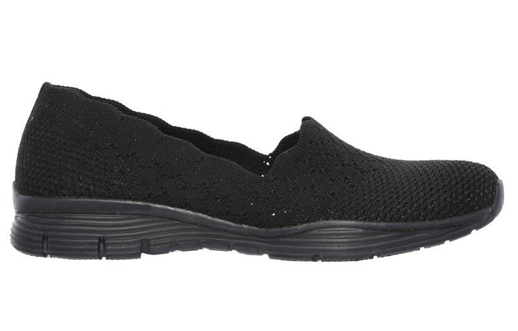 (WMNS) Skechers Modern Comfort Slip-on Shoes 'Triple Black' 49481-BBK