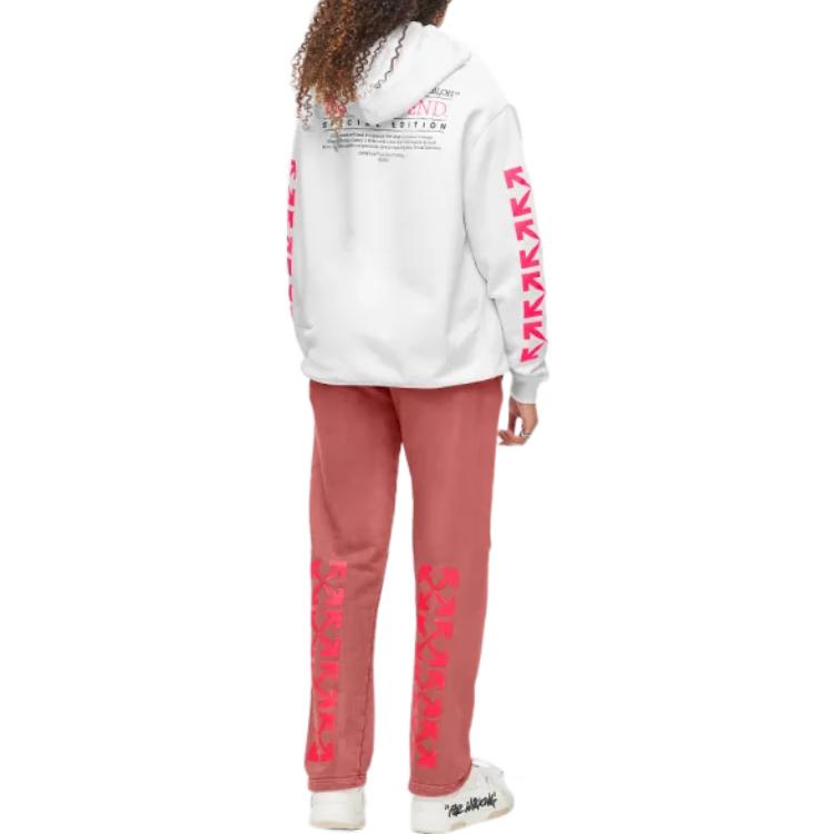 Off-White x END. Till The End Hoody 'White Pink' OWBB032T21FLE0020132