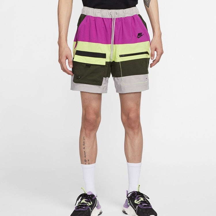 Nike Sportswear Woven Shorts Large Gray CU4225-033