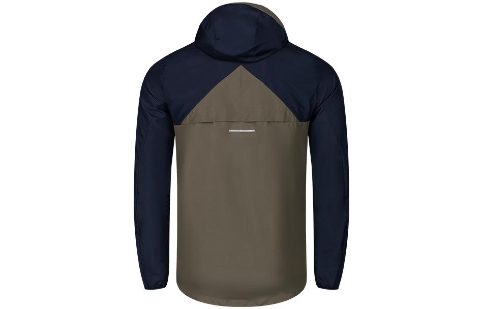 ASICS Fujitrail Anorak Jacket 'Dark Navy Green' 2011C382-400