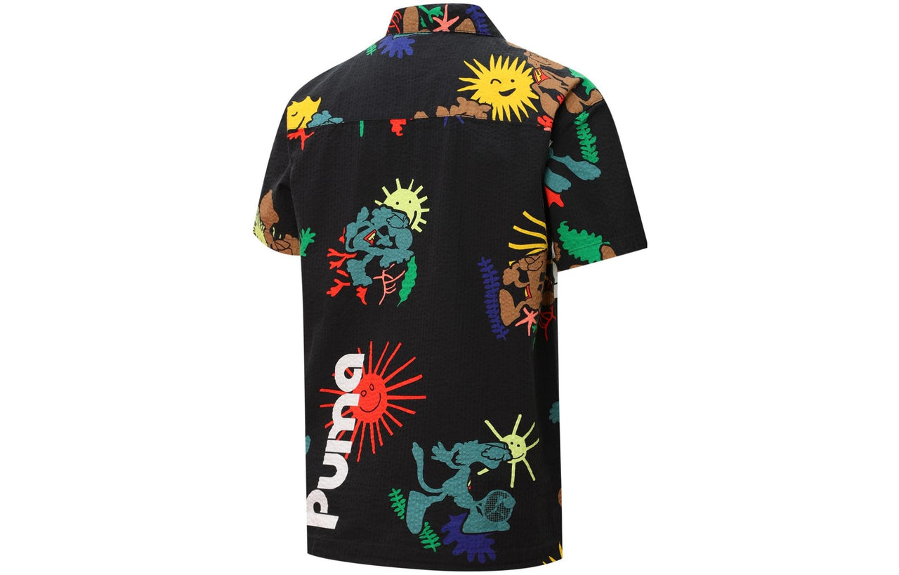 PUMA Adventure Planet Printed Shirt 'Black' 533484-01