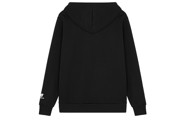 New Balance Casual Sports Hooded Pullover Long Sleeves Black AMT14317-BK