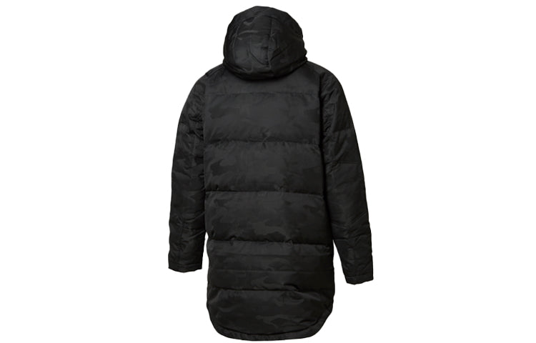 PUMA Hoodie Down Coat Solid Jacket 'Black' 581641-01