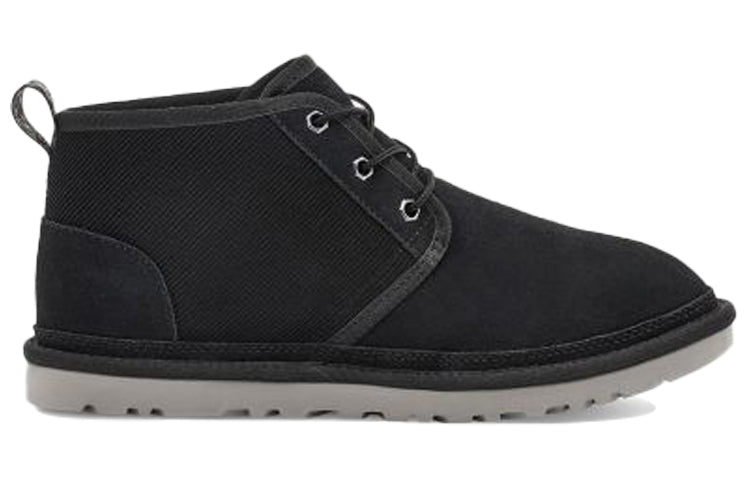 UGG Neumel Corduroy Flat Short Boots Black 1114196-BLK