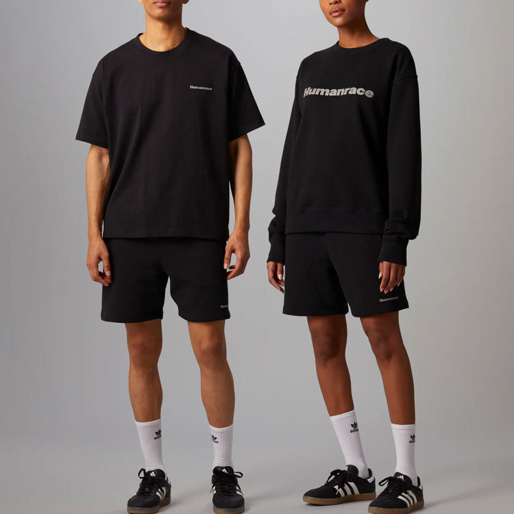 adidas x Pharrell Humanrace Small Logo Shorts 'Black' HJ7065