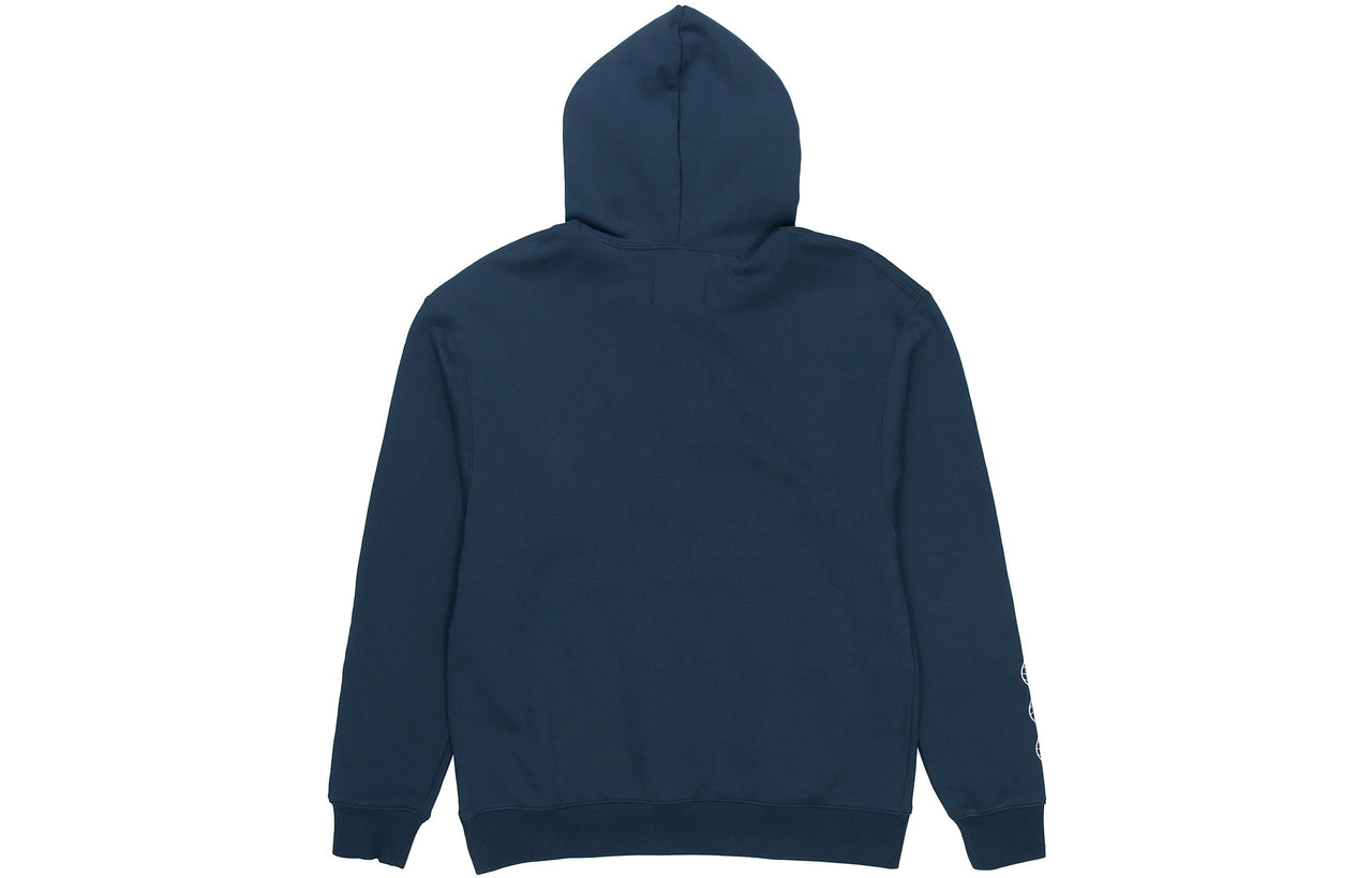 Men's Air Jordan Casual Sports Hooded Lacing Pullover Dark Sea Blue DC9728-454