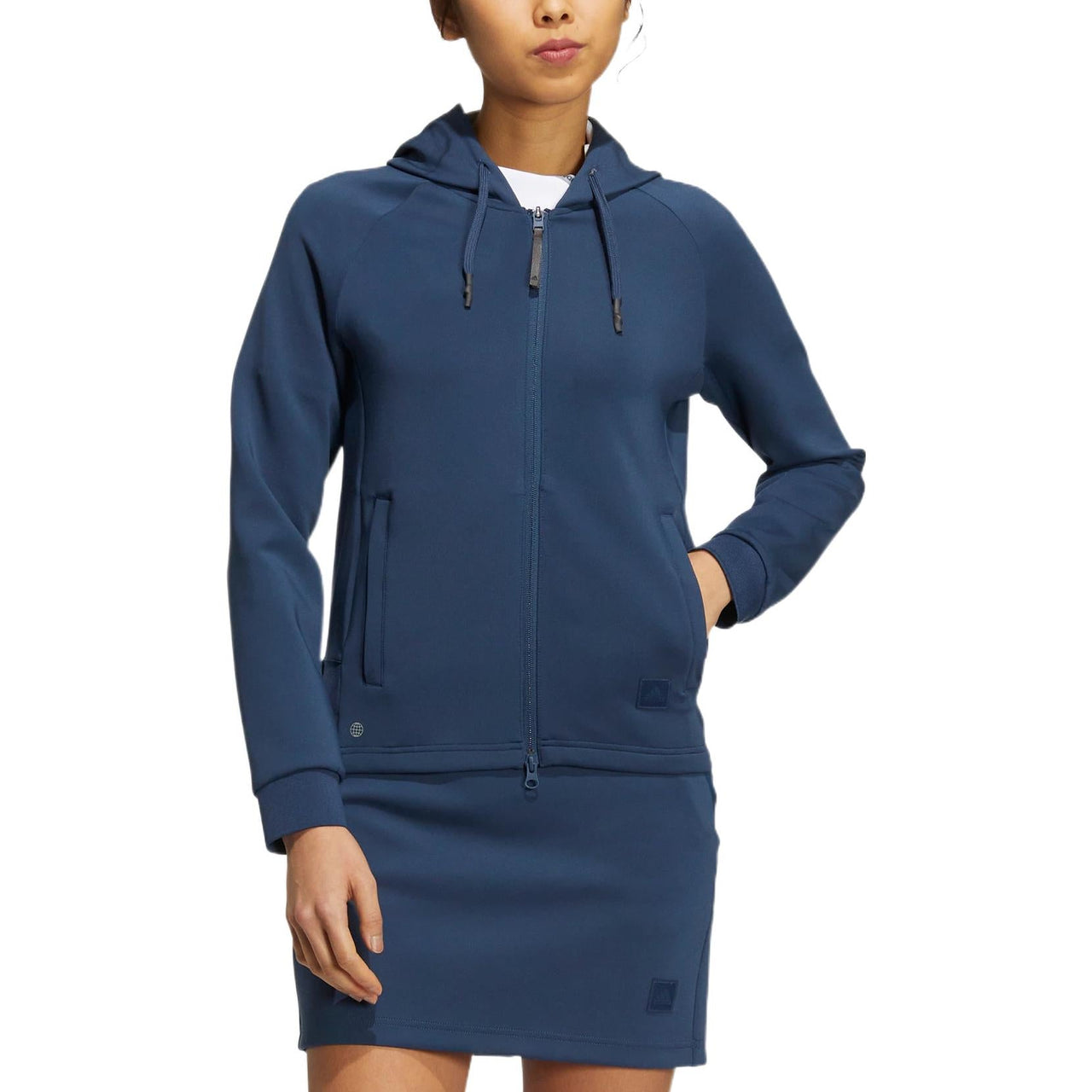 (WMNS) adidas Go-To Hooded Jacket Asia Sizing 'Blue' H64651