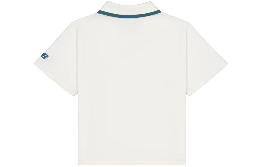 (WMNS) New Balance Athletics Half Zip Polo Shirt Asia Sizing 'Ivory' NFE22442-IV