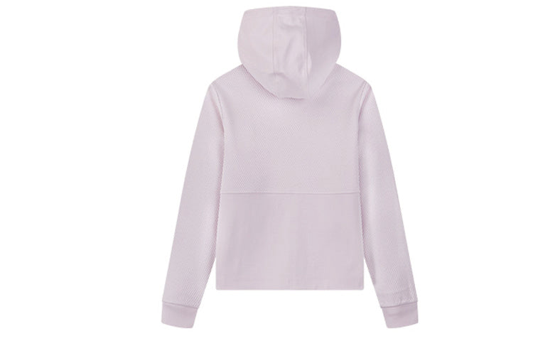 (WMNS) FILA Logo Hooded Knitting Jacket Pink F11W028502F-LP